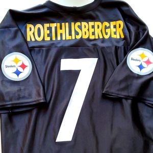 Steelers Roethlisberger Jersey 7 NFL Large